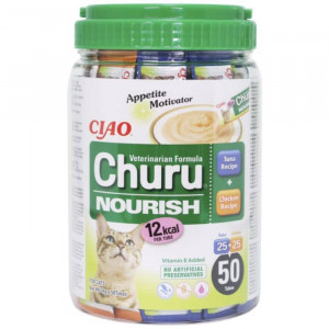 CHURU CAT VET NOURISH biezenis kaķiem Tuncis, vista 14g N50